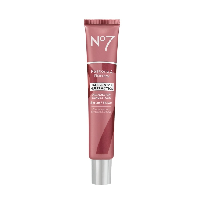 No7 Restore & Renew Face & Neck Multi Action Serum